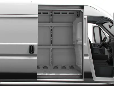 Citroen Jumper Van L3H2 HQ Interior 2023 3D model