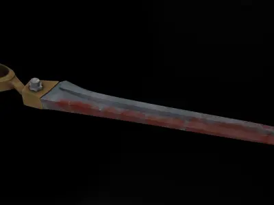 scissors blade Free 3D model