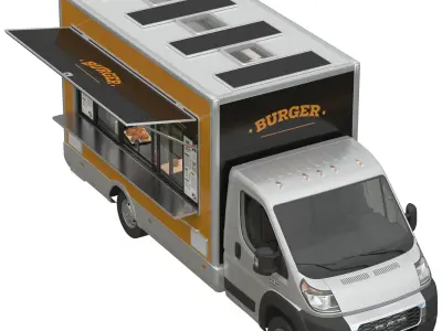 RAM PROMASTER Food Truck 3D model