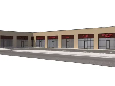 Retail-085 Retail Store 3D model