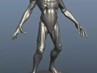 alien x files fight the future figure 3D print model