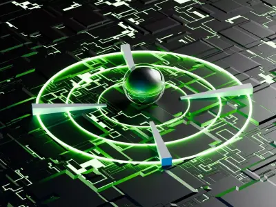 Sci-Fi Cybernetic Core - Futuristic Energy Reactor 3D model