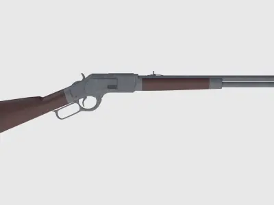 Winchester Rifle -- Game Ready Low-poly 3D model