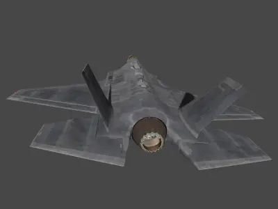 F35 fighter jet 3D model