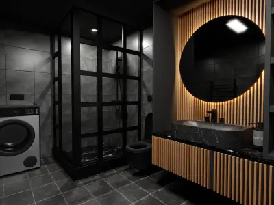 BathRoom  Low-poly 3D model order