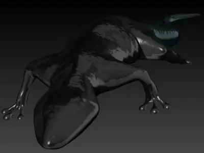 SHADOW OF THE COLOSSUS WHITE-TAILED LIZARD Free 3D print model