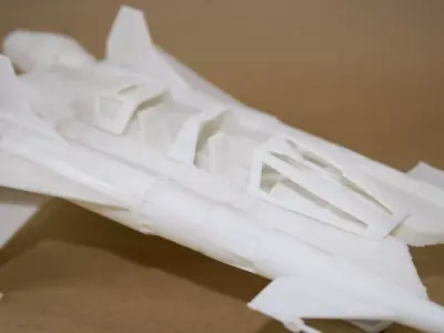 Buck Rogers Traegers Starfighter 3D print model