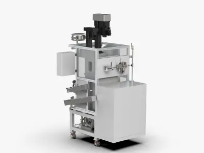 Automatic Worm Pressing Machine 3D model