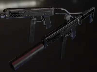 Franchi LF-57 Low-poly 3D model