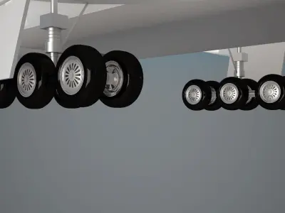 Alitalia Airlines 777 200ER 3D model