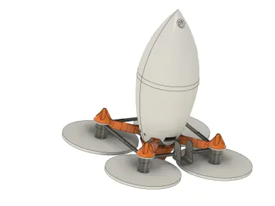 DRAGDRONE2 3D print model