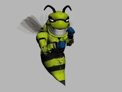 MMA bee 3D model