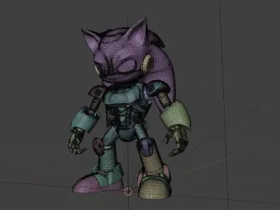 MECHA SONIC 3D model