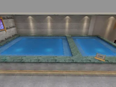 Spa Recreation Center 3D model