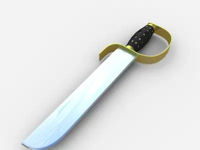 Butterfly Sword 3D model