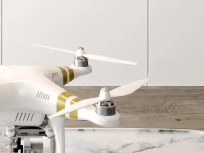 drone Modern aerial 3D model