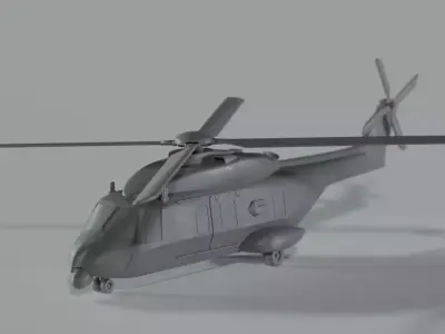 NH90 TTH army helicopter 3D print model