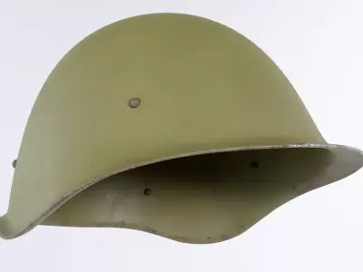 Soviet War Helmet Low-poly 3D model