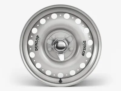 Dunlop D-Type Wheel 3D model