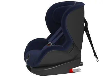 Child Safety Car Seat 3D model
