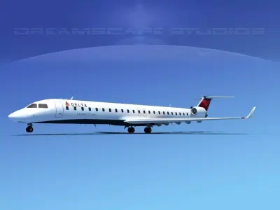 Bombardier CRJ900 Delta Connection 3D model