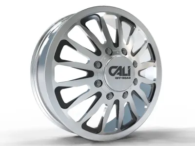 Cali Off Road Dually Front Rims 3D model