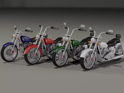 Custom Bike 3D model