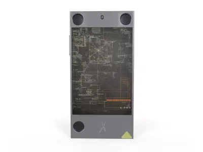 Sci-Fi Phone Low-poly 3D model