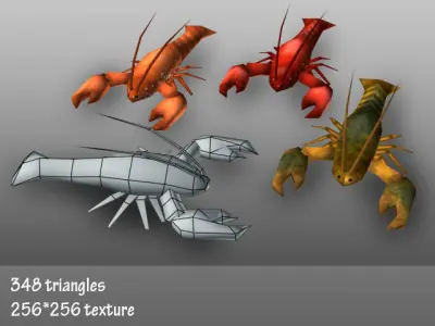 Low Poly Critter Pack Low-poly 3D model