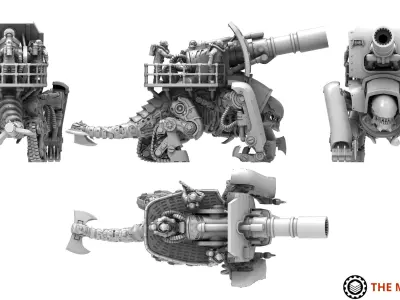 Iron Hive Ironblood - Xormentor Artillery Drudger 3D print model