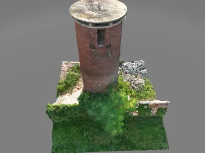 Zbrojovka Tower building Free 3D model