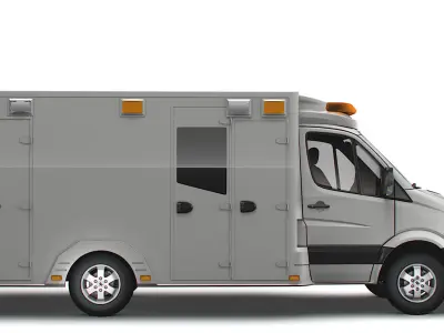 Dodge Sprinter Ambulance 2009 3D model