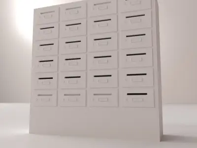 Apartment Mailbox 3D model
