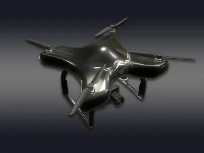 Drone - Quadcopter  3D model