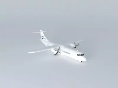 CanaryFly Airlines ATR42 Free 3D model