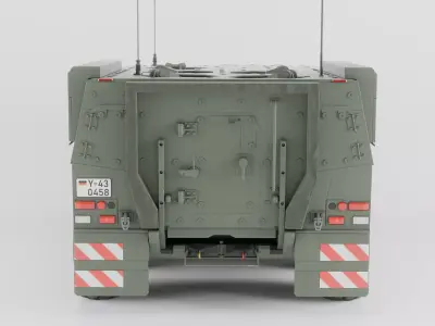 Boxer GTK A2 APC Green and Camo Military vehicle 3D model