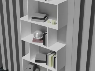 Shelf VAYS white 3D model