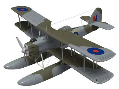 Fairey SeaFox 3D model