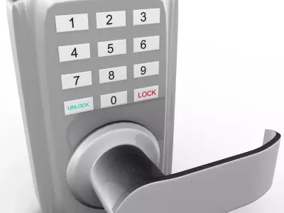 Keypad Door Lock 3D model