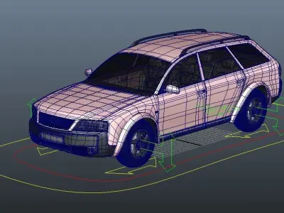 Audi Allroad A4 MAYA 2020 Free 3D model