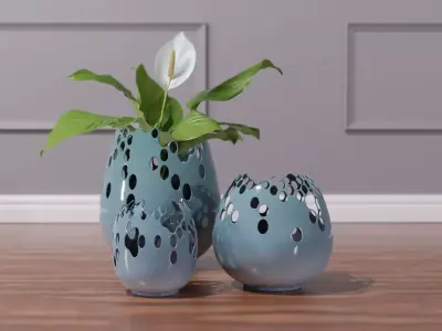 Decorative vase Free 3D model