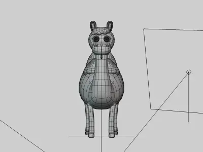 Character Cute Camel 3D model