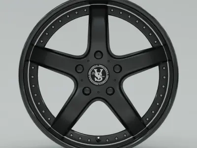 Veilside PL VII Wheels Free 3D model