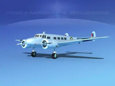 Lockheed C-37 Royal Air Force 3D model