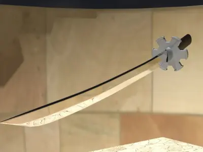 Katana sword 3dmodel for games Free 3D model