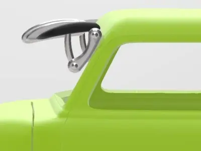 VINTAGE SUNVISOR FOR SCALE AUTOS 3D print model