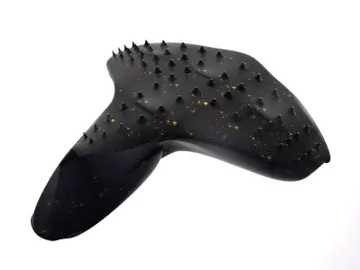 Spacecraft Low-poly 3D model