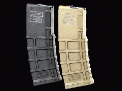 Magpul PMag 30 Magazine Low-poly 3D model
