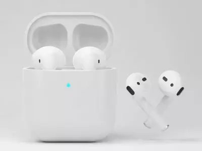 Apple Airpods pro Low-poly 3D model