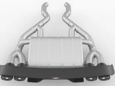 Akrapovic Exhaust System 3D model